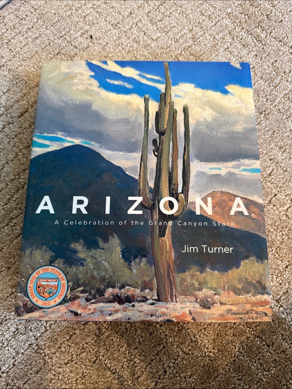 Arizona: A Celebration of the Grand Canyon State – Blue & Brown Cover